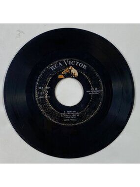 Vintage RCA Victor 45 RPM Vinyl Elvis Presley "Hound Dog" / "Don't Be Cruel"